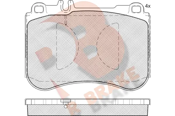 Brake Pad Set, disc brake (RB2194)
