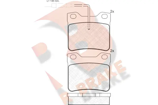 Brake Pad Set, disc brake (RB1241)