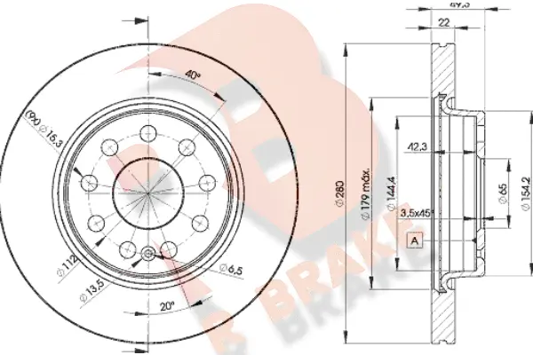 Brake Disc (78RBD25614)