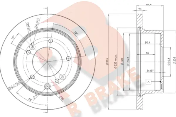 Brake Disc (78RBD28411)