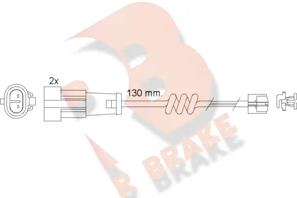 Warning Contact, brake pad wear (610469RB)