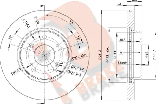 Brake Disc (78RBD21705)