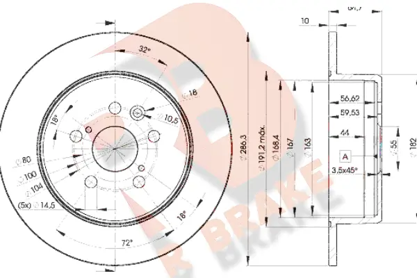 Brake Disc (78RBD20430)