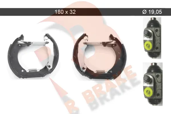 Brake Shoe Set (79RBKT0030)