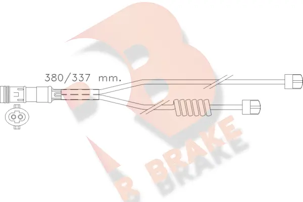 Warning Contact, brake pad wear (610303RB)