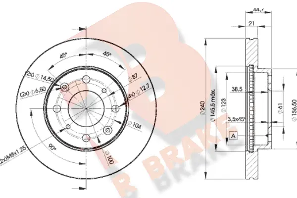 Brake Disc (78RBD21701)