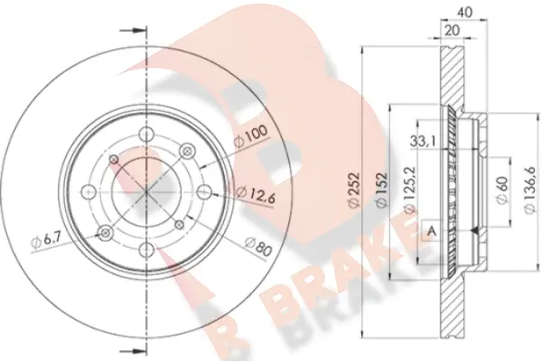 Brake Disc (78RBD26035)