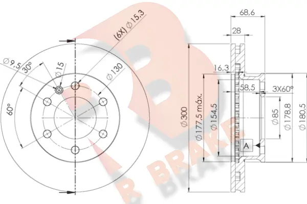 Brake Disc (78RBD20190)