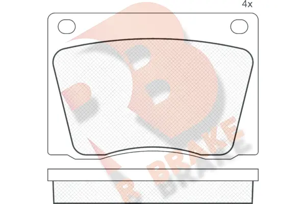 Brake Pad Set, disc brake (RB0009)
