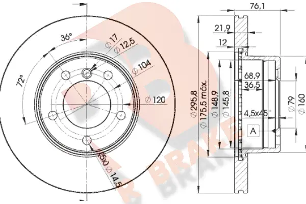 Brake Disc (78RBD14839)