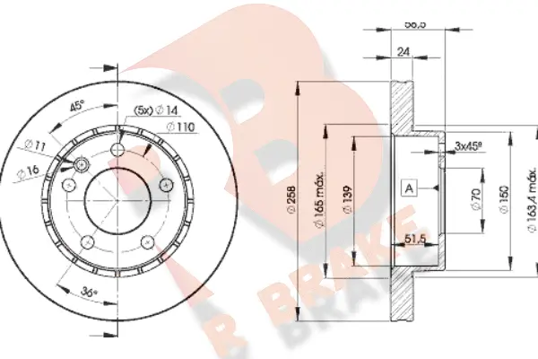 Brake Disc (78RBD29039)