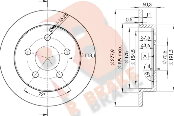 Brake Disc (78RBD22058)