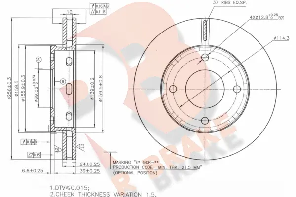 Brake Disc (78RBD27036)