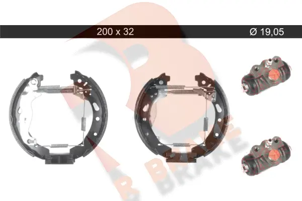 Brake Shoe Set (79RBKT0145)