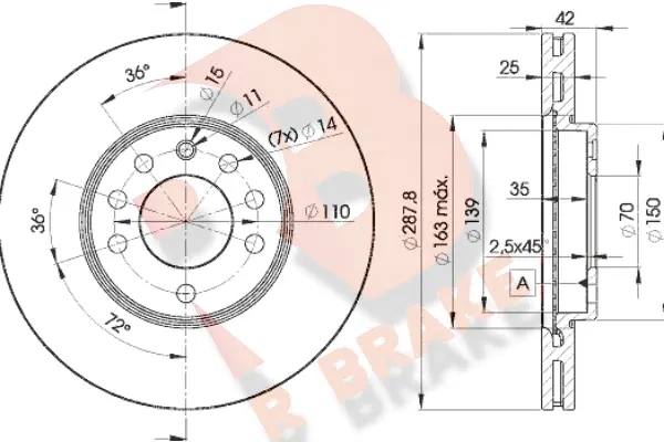 Brake Disc (78RBD29043)