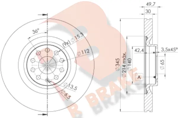 Brake Disc (78RBD14083)