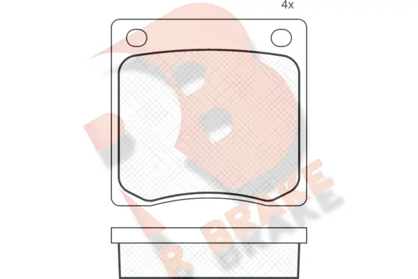 Brake Pad Set, disc brake (RB0113)