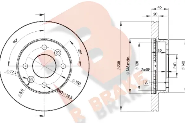 Brake Disc (78RBD24287)