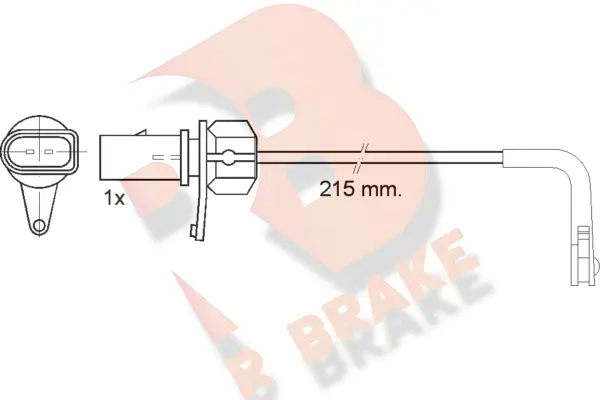 Warning Contact, brake pad wear (610508RB)