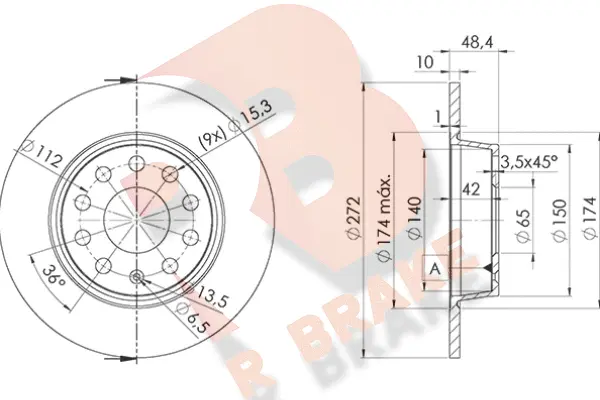 Brake Disc (78RBD25637)
