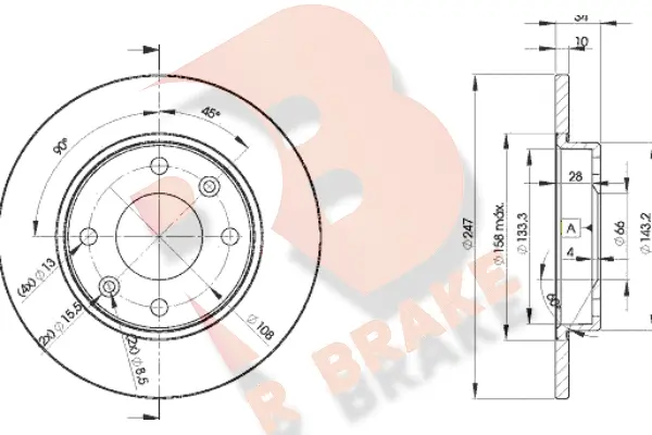 Brake Disc (78RBD24689)