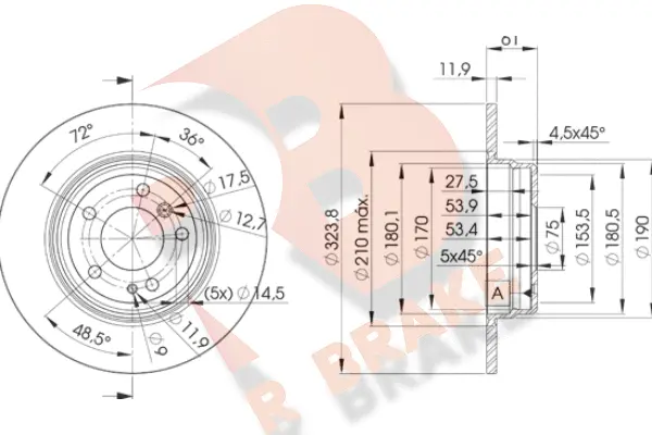 Brake Disc (78RBD29900)