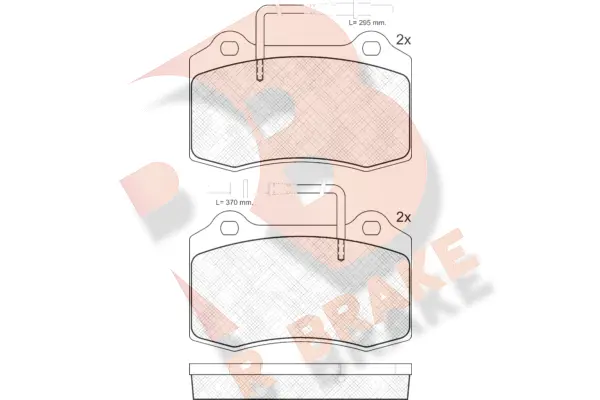 Brake Pad Set, disc brake (RB1211)