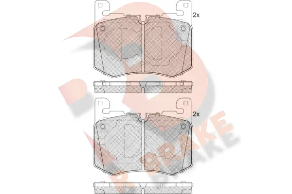 Brake Pad Set, disc brake (RB2407)