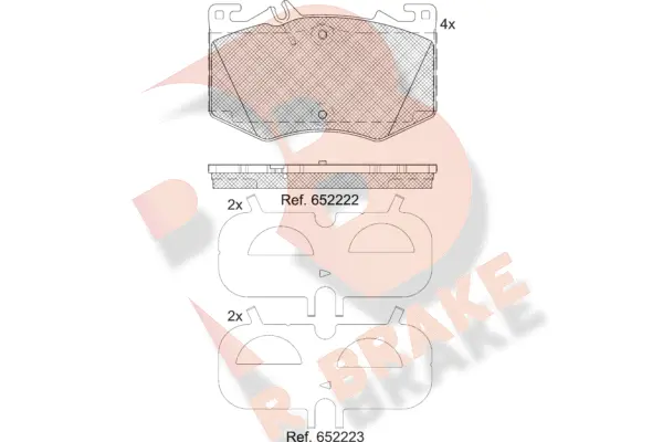 Brake Pad Set, disc brake (RB2411)