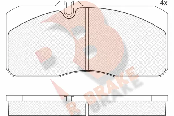 Brake Pad Set, disc brake (RB1088)