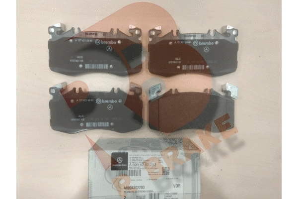Brake Pad Set, disc brake (RB2447)
