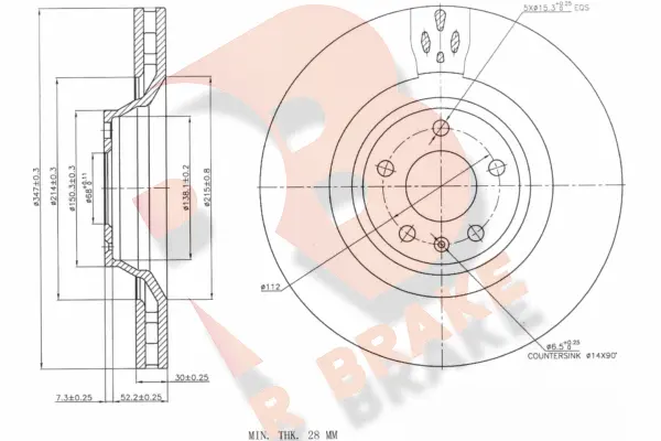 Brake Disc (78RBD11245)