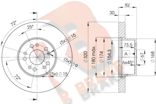 Brake Disc (78RBD20912)