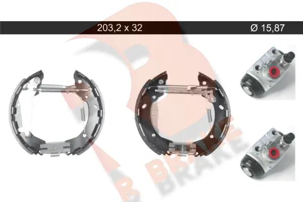 Brake Shoe Set (79RBKT0149)