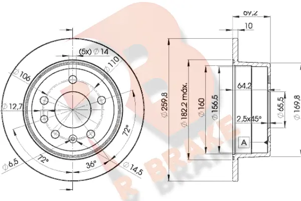 Brake Disc (78RBD29105)