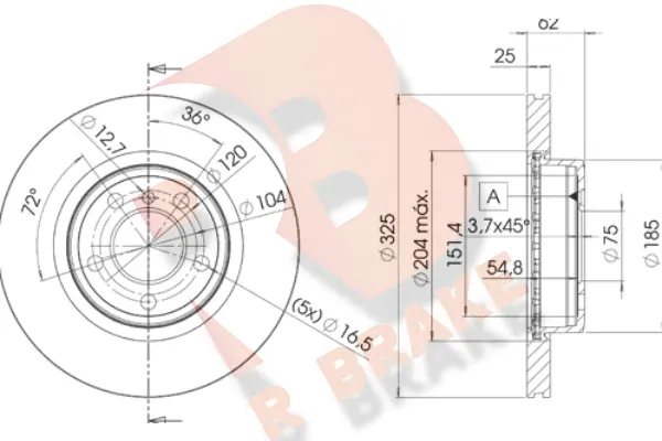 Brake Disc (78RBD22217)
