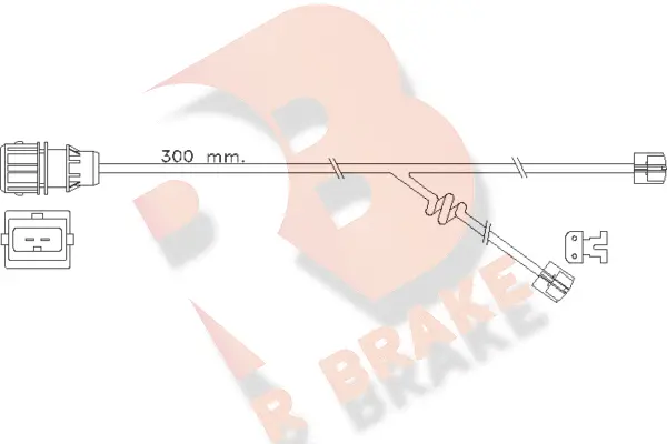 Warning Contact, brake pad wear (610304RB)