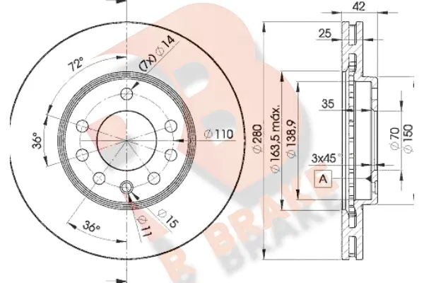 Brake Disc (78RBD29060)