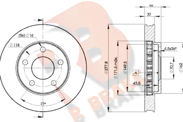 Brake Disc (78RBD29057)