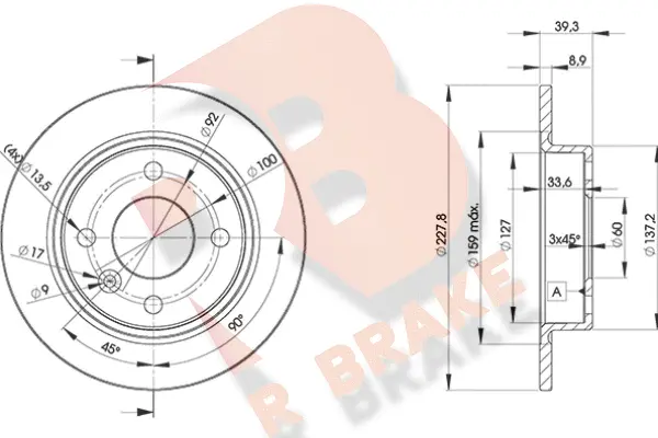 Brake Disc (78RBD26165)