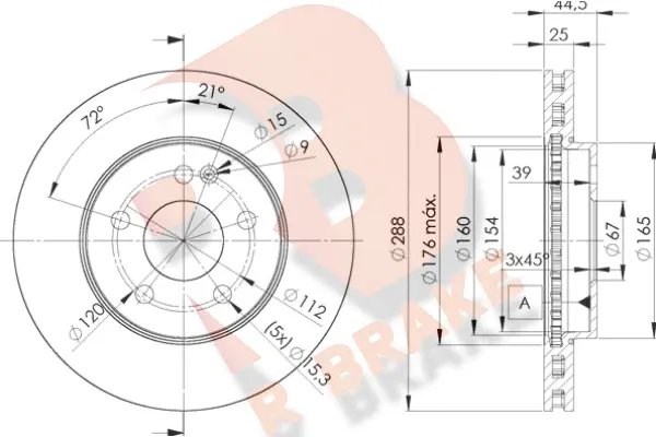 Brake Disc (78RBD20117)