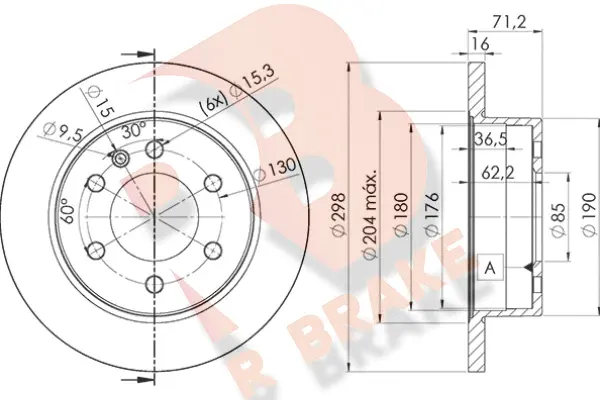 Brake Disc (78RBD20191)