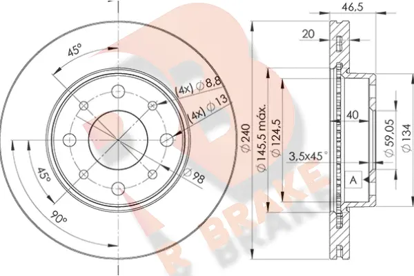 Brake Disc (78RBD20178)
