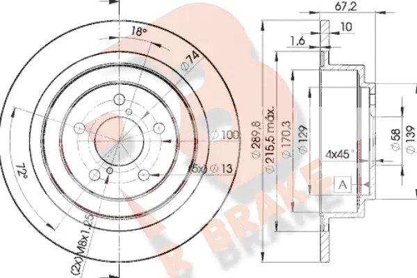 Brake Disc (78RBD22670)