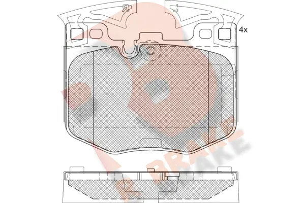 Brake Pad Set, disc brake (RB2280)