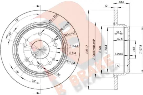 Brake Disc (78RBD21706)