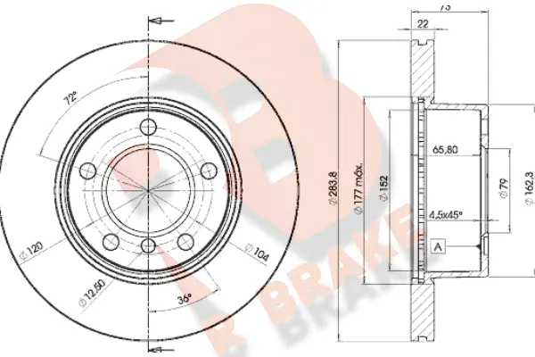 Brake Disc (78RBD24629)