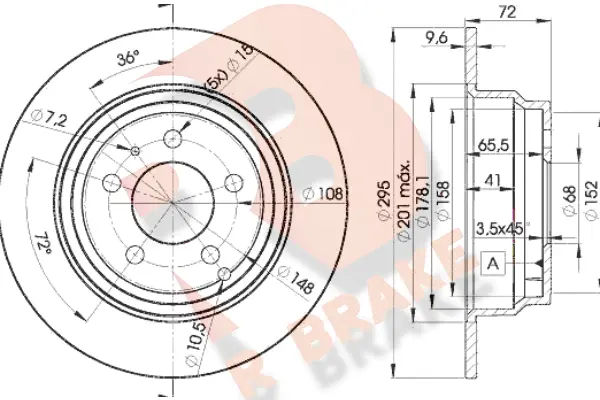 Brake Disc (78RBD27940)