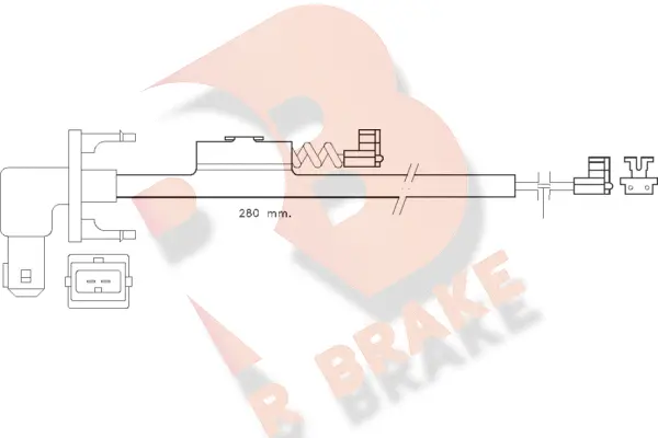 Warning Contact, brake pad wear (610288RB)