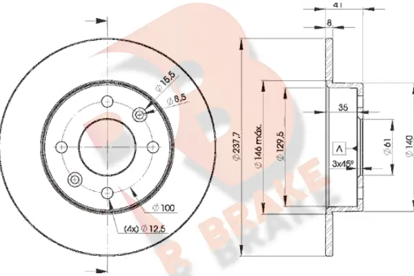 Brake Disc (78RBD26947)